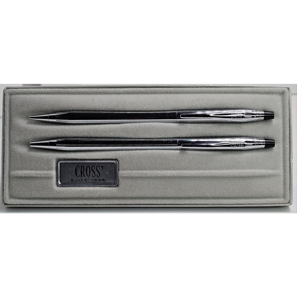Vintage Cross Pen & Pencil Engraved - 25 Year Gift